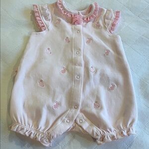 Little Me Blush Bunny Bodysuit
